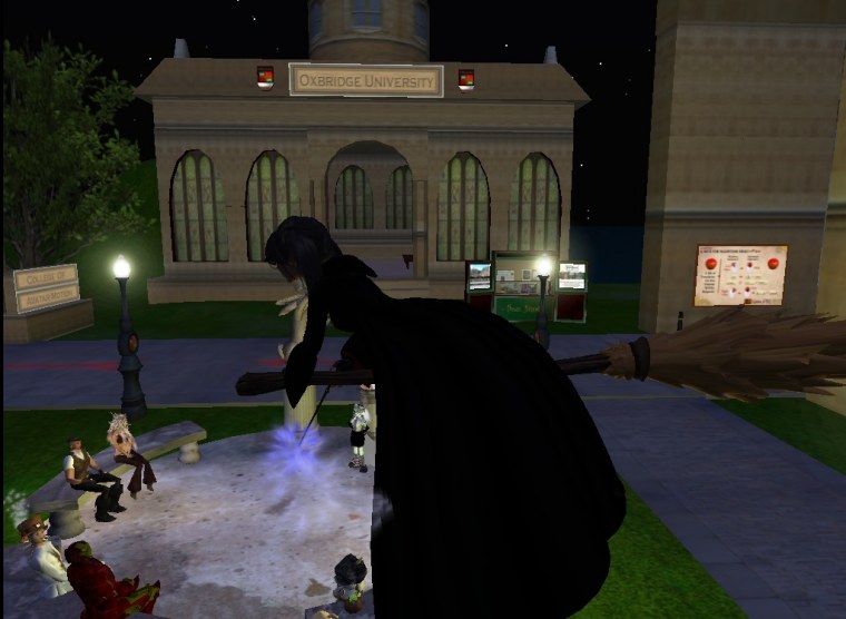 young hogwarts scholar talee flying her new broom ﻿second life juli