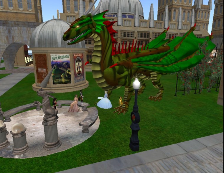 xymbers shows dragon avatar ﻿second life juli