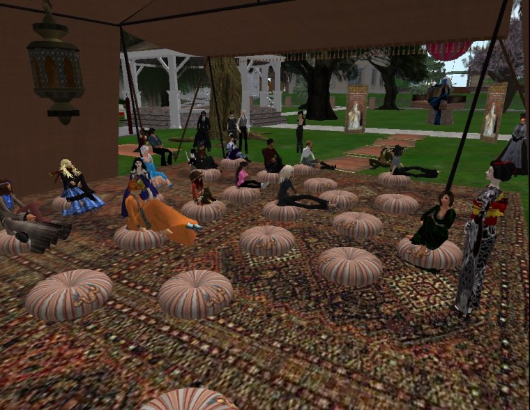 attentive listener tent ﻿second life february