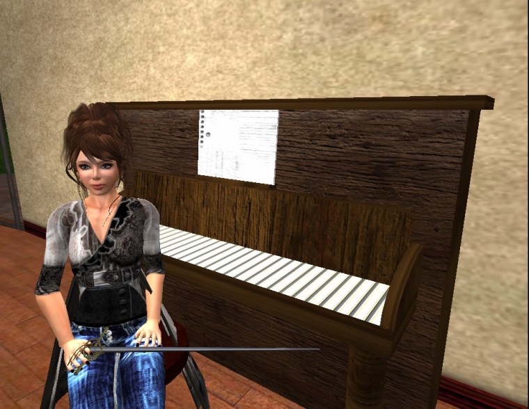 katrine her new epee piano ﻿second life february