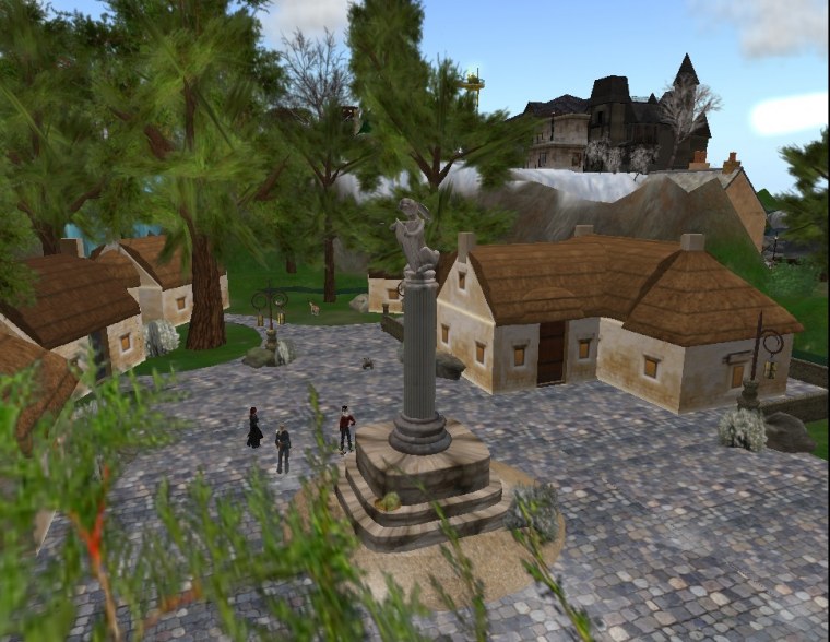 brigadoon village which appears only once month ﻿second life february