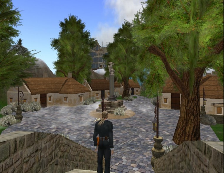 brigadoon village which appears only once month ﻿second life february