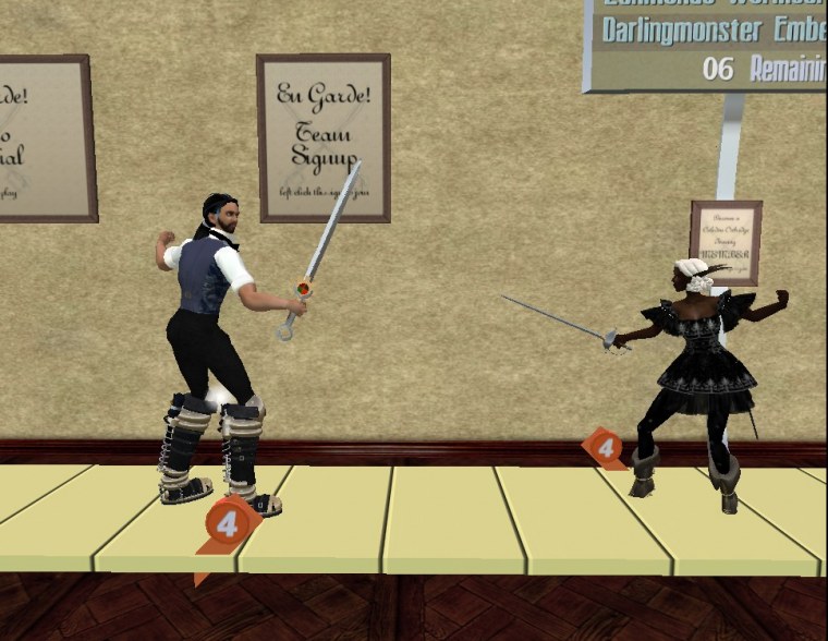 caledon games fencing tournament
zenmondo wormser darlingmonster ember
final match ﻿second life february