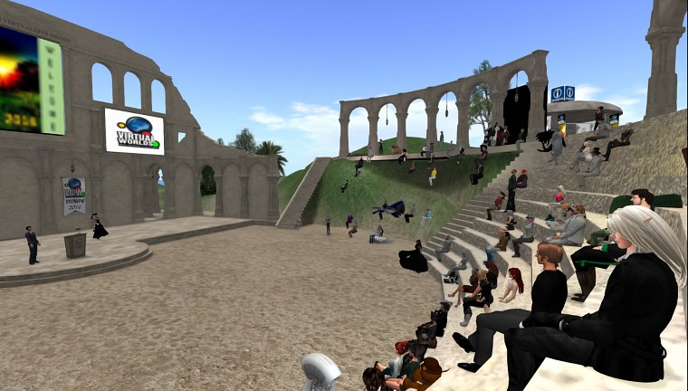 vwbpe main auditorium ebbe altberg keynote second life march