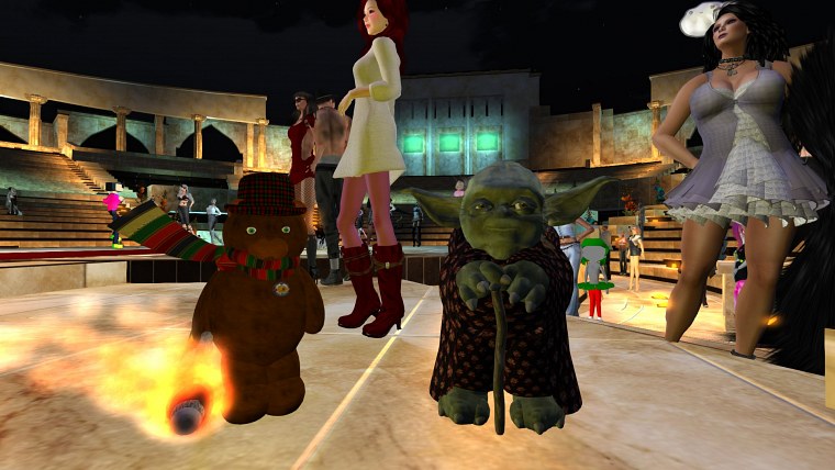 april grand master yoda linden lab made fool town hall island second life