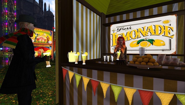 miss kara lemonade stand harvest festival caledon oxbridge village second life november