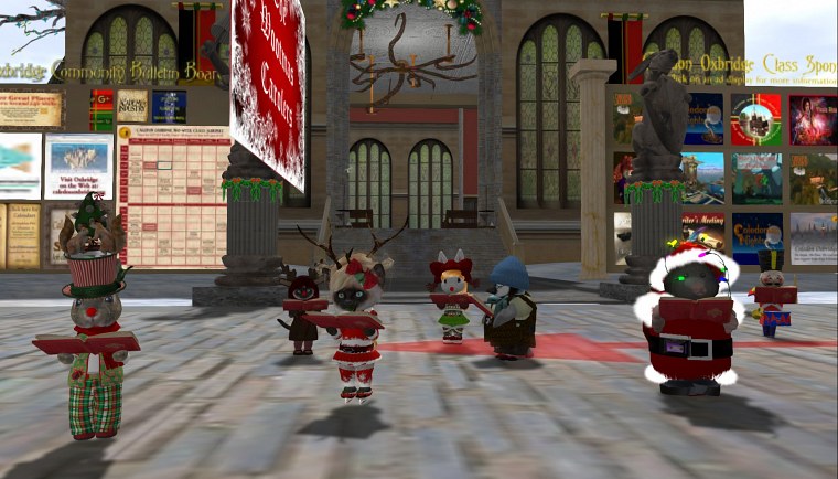 wootmas carolers caledon oxbridge second life december