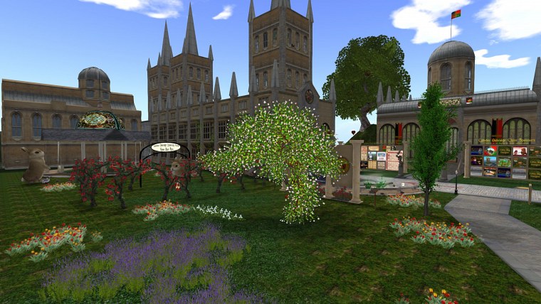 empty campus spring caledon oxbridge second life may