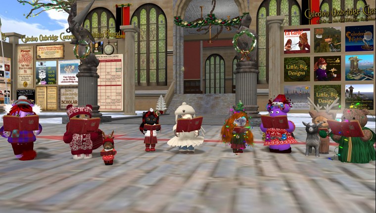 wootmas carolers caledon oxbridge second life december