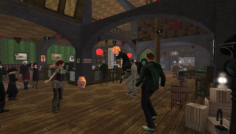 gangplank pub four kings alleyway clockhaven second life december