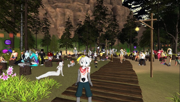 lindens audience meet fantasy second life june during celebrations saffia widdershins was interviewing their marketing team moles