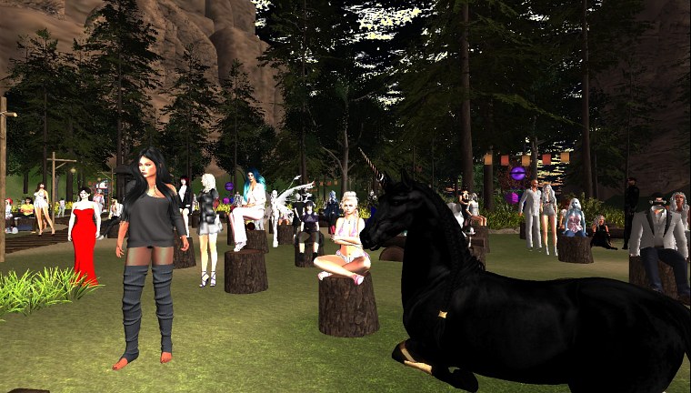 lindens audience meet fantasy second life june during celebrations saffia widdershins was interviewing their marketing team moles