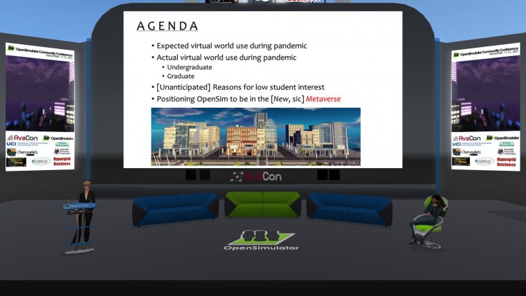 opensimulator community conference oscc keynote theth annual all presentations can found videos youtube
