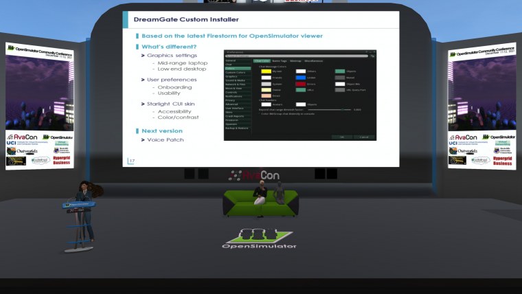 opensimulator community conference oscc keynote theth annual all presentations can found videos youtube