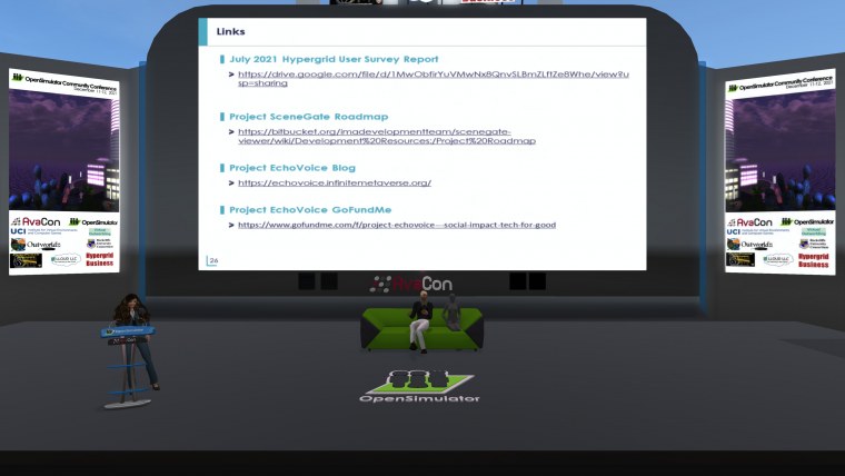 opensimulator community conference oscc keynote theth annual all presentations can found videos youtube