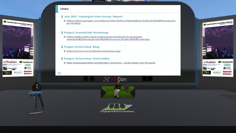 opensimulator community conference oscc keynote theth annual all presentations can found videos youtube