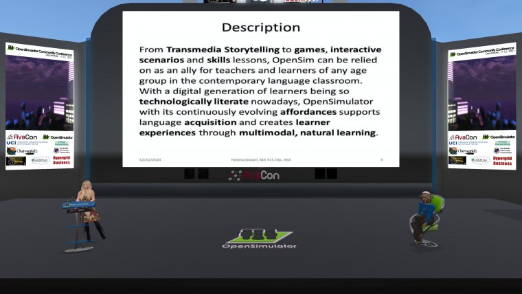 opensimulator community conference oscc keynote theth annual all presentations can found videos youtube