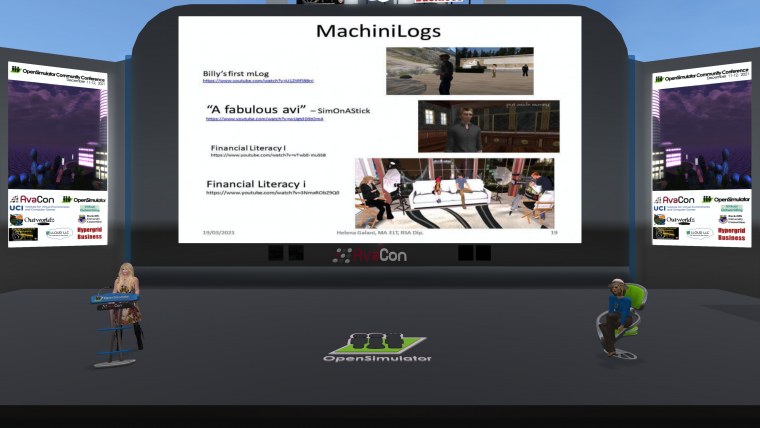 opensimulator community conference oscc keynote theth annual all presentations can found videos youtube