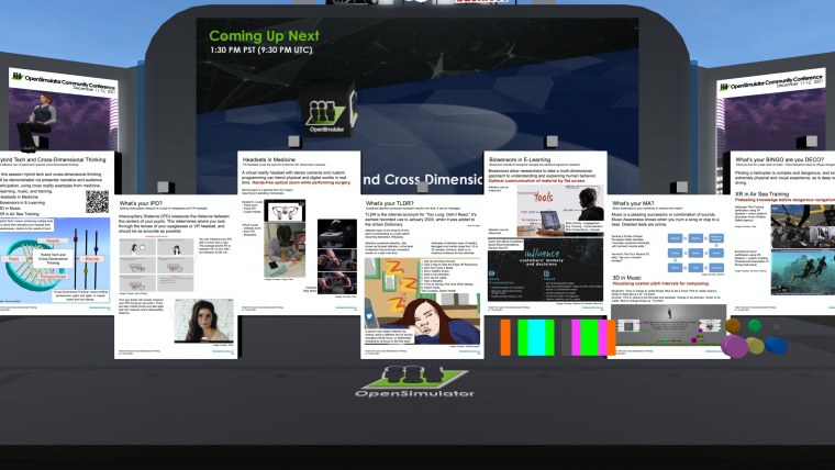opensimulator community conference oscc keynote theth annual all presentations can found videos youtube