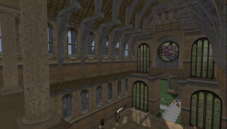 grid entrance hall welcome area padergrid collection screenshots showing progress made during years since opensimulator self hosted hyper teleporting enabled