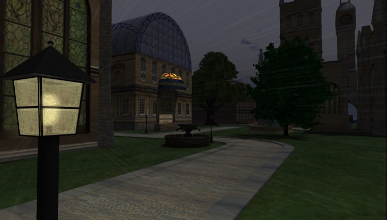 grid particle effects street lamp welcome area padergrid collection screenshots showing progress made during years since opensimulator self hosted hyper