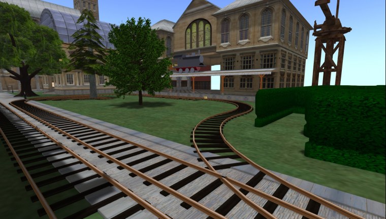 grid railway station welcome area padergrid collection screenshots showing progress made during years since opensimulator self hosted hyper teleporting enabled