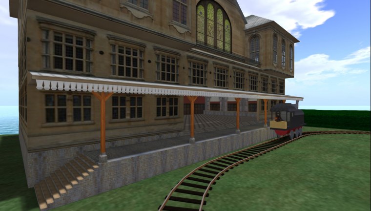grid railway station welcome area padergrid collection screenshots showing progress made during years since opensimulator self hosted hyper teleporting enabled