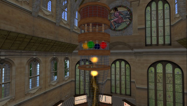 grid newcomer dispenser entrance hall welcome area padergrid collection screenshots showing progress made during years since opensimulator self hosted hyper
