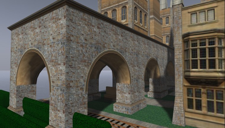 grid new archway welcome area padergrid collection screenshots showing progress made during years since opensimulator self hosted hyper teleporting enabled