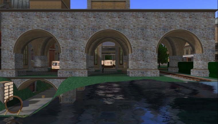 grid new archway welcome area padergrid collection screenshots showing progress made during years since opensimulator self hosted hyper teleporting enabled