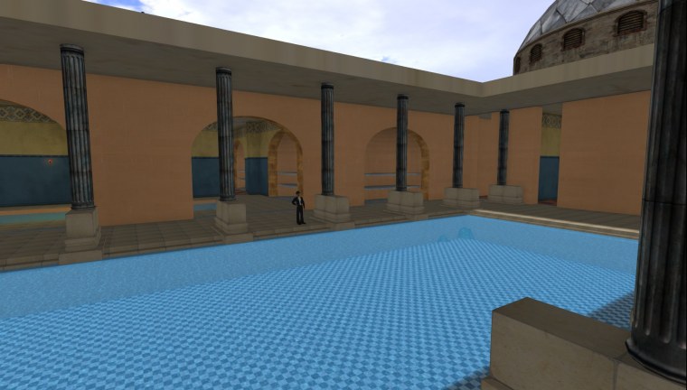grid roman bath village padergrid collection screenshots showing progress made during years since opensimulator self hosted hyper teleporting enabled mainly