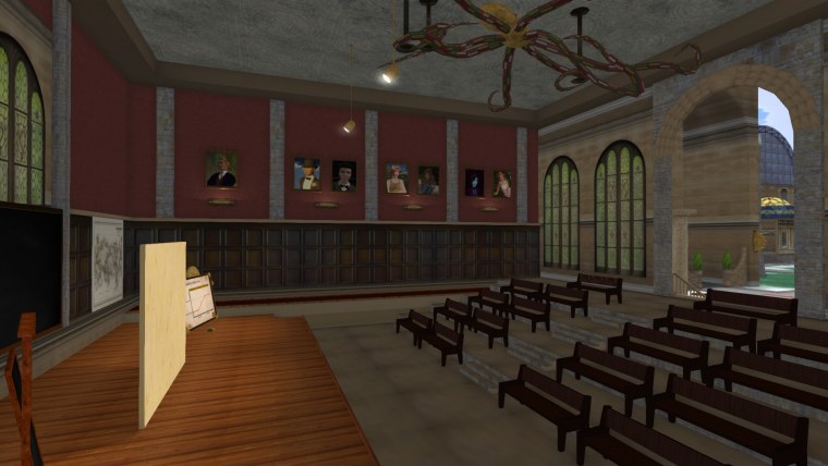 grid lecture hall welcome area padergrid collection screenshots showing progress made during years since opensimulator self hosted hyper teleporting enabled