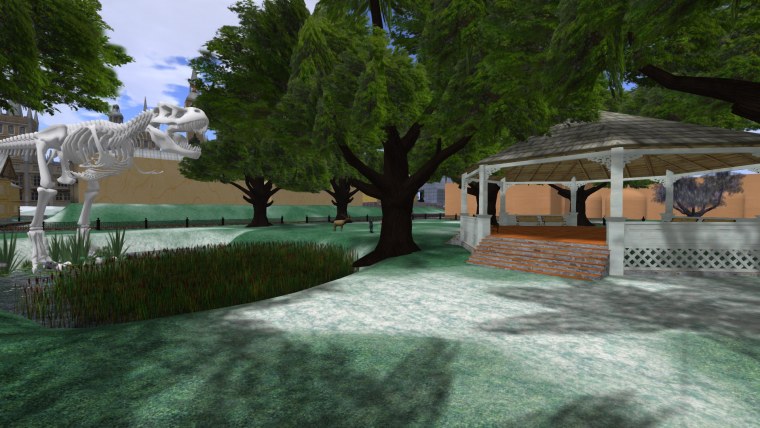 grid bandstand village padergrid collection screenshots showing progress made during years since opensimulator self hosted hyper teleporting enabled mainly use