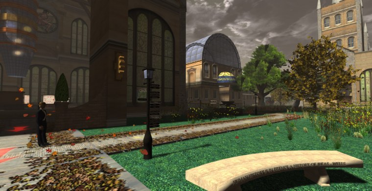 during grid plaza autumn welcome area padergrid collection screenshots showing progress made years since opensimulator self hosted hyper teleporting enabled