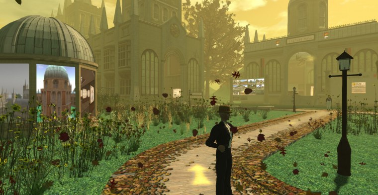 during grid plaza autumn welcome area padergrid collection screenshots showing progress made years since opensimulator self hosted hyper teleporting enabled