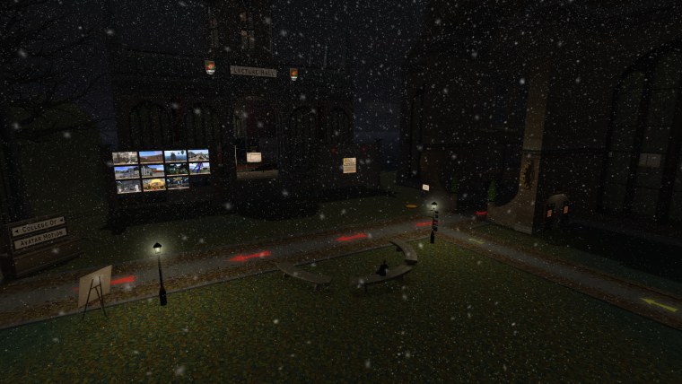 grid first snow welcome area padergrid collection screenshots showing progress made during years since opensimulator self hosted hyper teleporting enabled