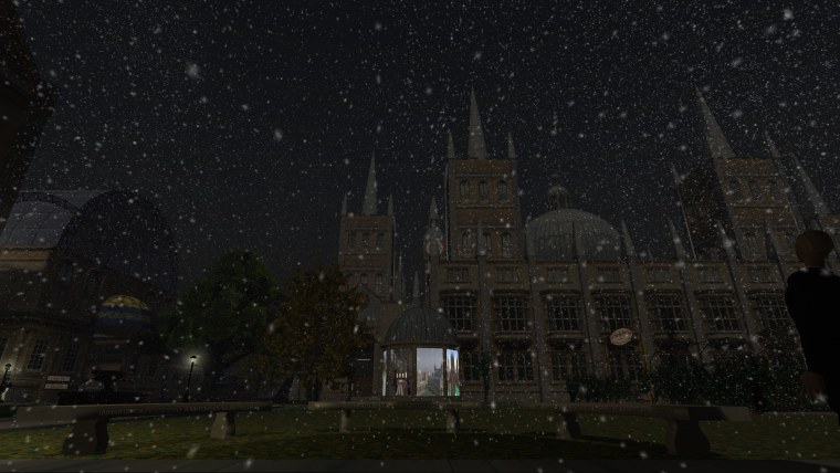 grid first snow welcome area padergrid collection screenshots showing progress made during years since opensimulator self hosted hyper teleporting enabled