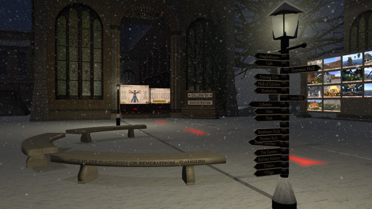 grid street signs plaza winter welcome area padergrid collection screenshots showing progress made during years since opensimulator self hosted hyper