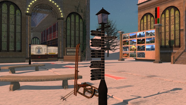 grid signpost welcome area padergrid collection screenshots showing progress made during years since opensimulator self hosted hyper teleporting enabled mainly
